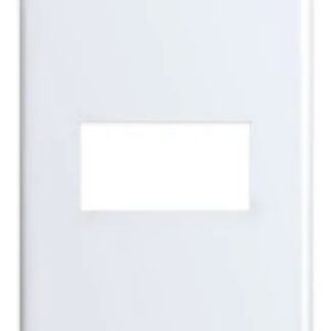 Placa 4x2 1 Posto Horizontal E Suporte Branco - 6400 Alumbra