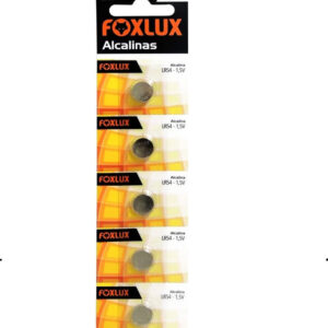 Bateria Alcalina 1,5V LR54/1130 Com 5 - Foxlux