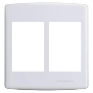 Placa 4x4 3-3 Posto Juntos E Suporte Branco - 6433 Alumbra