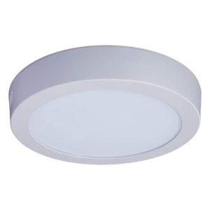 Luminaria Sobrepor Redondo 12W Amarela - Foxlux