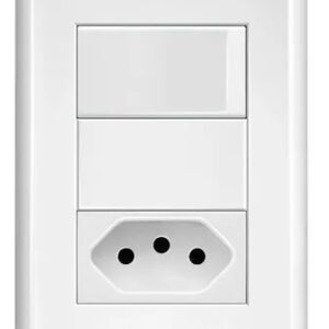 Conjunto 4x2 Interruptor Simples 16a Tomada 2p+t 20a BC 2918