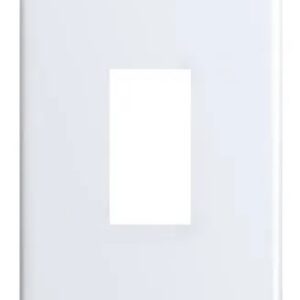 Placa 4x2 1 Posto Vertical E Suporte Branco - 6401 Alumbra