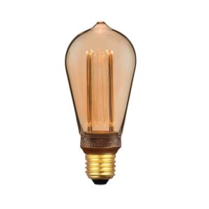 Lâmpada de LED ST64 4W Amarela Filamento E27 Bivolt - Opus