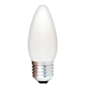 Lâmpada Vela Lisa Halogena 46W 220V Fosca E14 - Sadokin