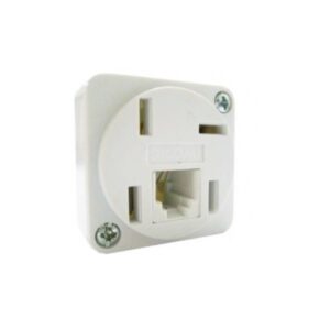 Tomada Padrão Modular 2 Vias Branca Aplam