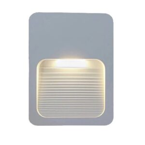 Balizador LED Sobrepor 2W Amarelo Bivolt Branco FIT - Opus