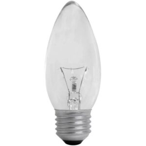 Lâmpada Vela Lisa Halogena 46W 110V Clara E14 - Sadokin