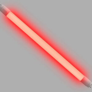 Lâmpada Tuboled 9W Bivolt Vermelha T8 60cm - Opus