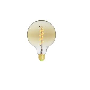 Lâmpada de LED ST64 2,5W Amarela Filamento Espiral E27 Bivol