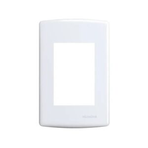 Placa 4x2 3 Postos Juntos E Suporte Branco 6403 Alumbra Sien