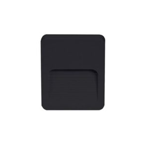 Balizador Suit 2W Amarela Bivolt IP65 Preto ABS - Opus