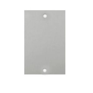 Placa De Piso 4x2 Aluminio Cega - Stamplac