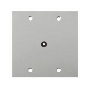 Placa De Piso 4x4 Aluminio Com Furo - Stamplac