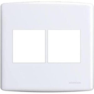 Placa 4x4 2-2 Posto Juntos E Suporte Branco - 6422 Alumbra