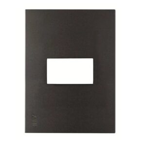 Placa 4x2 1 Posto Horizontal Antracita N2371.1-AN - Zenit