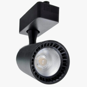 Spot Para Trilho LED 12W Branco Bivolt Preto - CTB