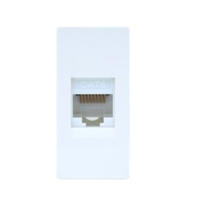 Modulo Tomada RJ45 Cat6 8 Fios Branco N1118.6-BL - Unno