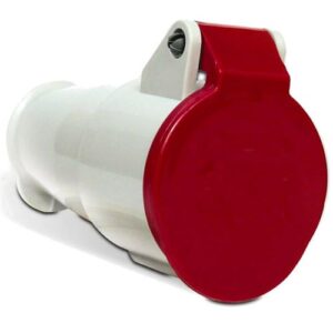 Acoplamento 2p+t 32a 380v Vermelho N-3259 9h Steck