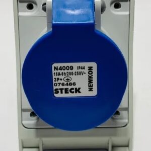 Tomada Sobrepor 3p+t 16a 220v 9h Azul - N-4009 Steck