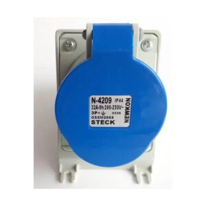 Tomada Sobrepor 3p+t 32a 220v 9h Azul - N-4209 Steck