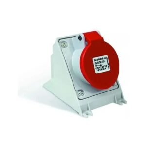 Tomada Sobrepor 3p+t 16a 380v 6h Vermelha - N-4006 Steck