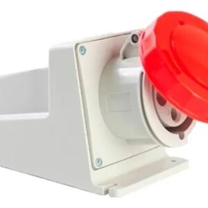 Tomada Sobrepor 3p+t 63a 380v 6h Vermelha - N-4506 Steck