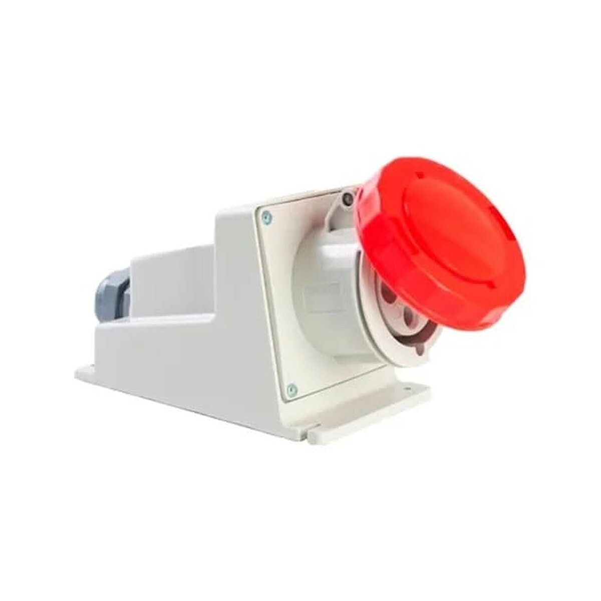Tomada Sobrepor 3p+t 63a 380v 6h Vermelha - N-4506 Steck