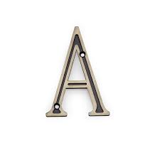 Letra Residencial A - Oval