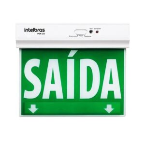 Placa de Sinalização Sempre Acesa Face Única PSA125 Intelbra