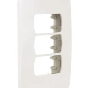 Placa 4x2 3 Postos + Suporte 4x2 - Miluz