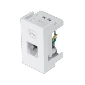 Módulo Tomada Rj11 2 Vias Branca - 0499 Fame Modulare