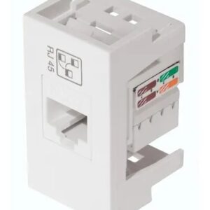 Módulo Tomada Rj45 8 Vias Branca - 1140 Fame Modulare