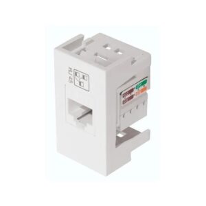 Módulo Tomada Rj45 8 Vias Branca - 1140 Fame Modulare