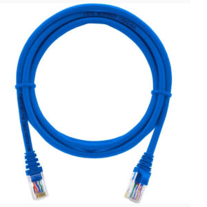 Patch Cord Cat5E 2.5Mts Azul Mold Type Maxi