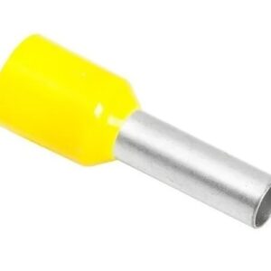 Terminal Tubular Ilhós Pré Isolados De 6mm Am - 100pçs