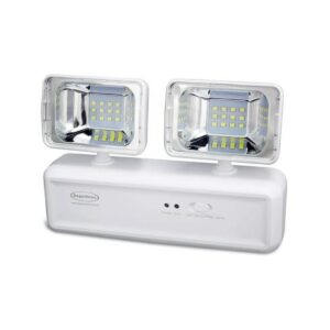 Luz De Emergência/bloco 400lms Bivolt 2 Farol - Segurimax