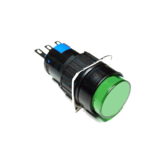 Botão Para Comando 16mm Ylay8e-y11dg Verde Redondo 5p - Jng