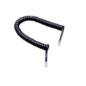 Extensão Para Fax Espiral Plug/Pino 1,75Mts Preto