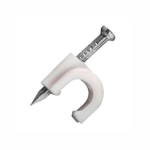 Grampo Para Fixação de Fio 8mm 397 Branco Com 10 - Cofix