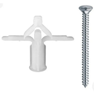 Bucha Fixação Em Gesso + Parafuso 15 A 23mm Com 50 - Ivplast