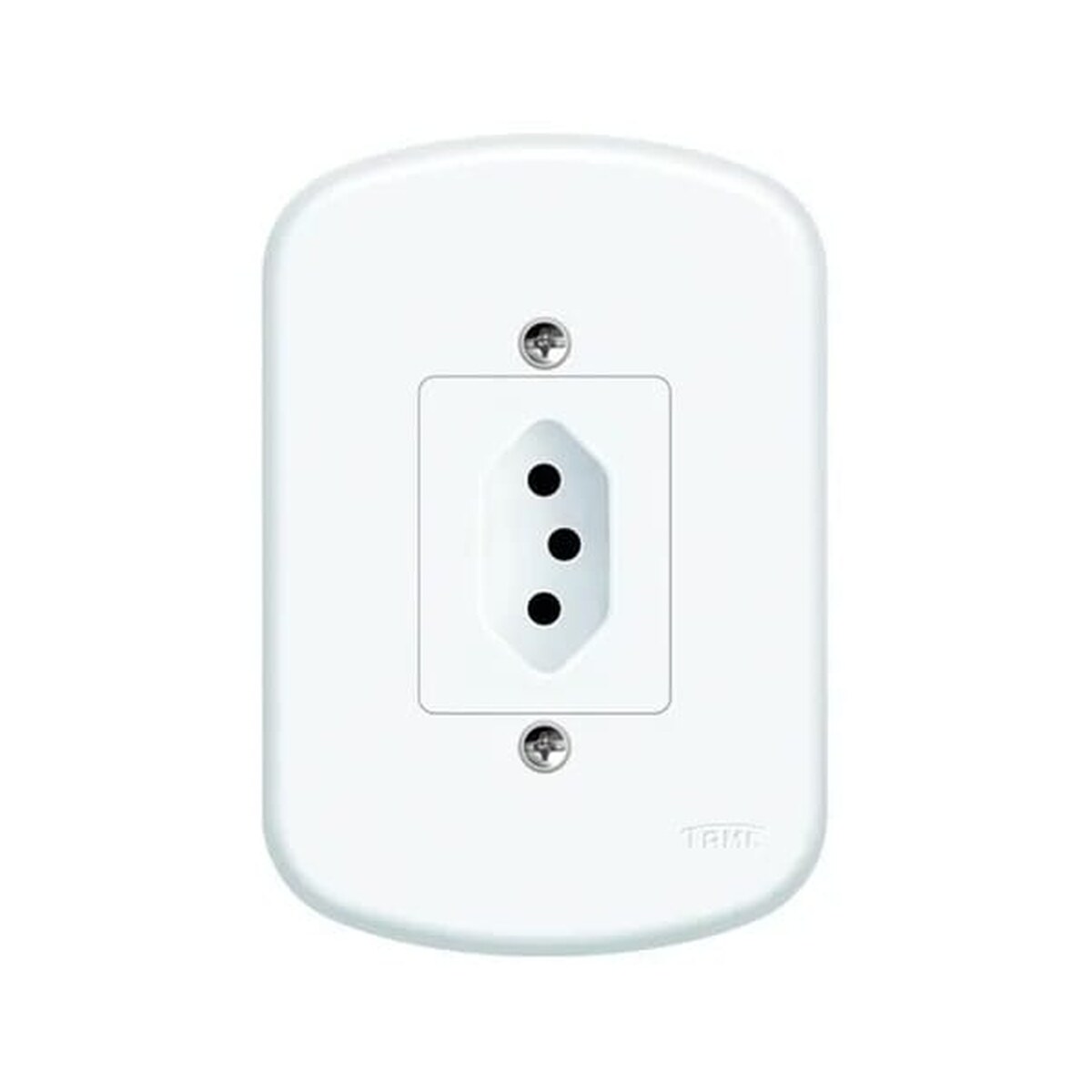 Conjunto 4x2 Tomada 2p+t 20a Branca - 1350 Fame Blanc