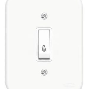 Conjunto 4x2 Interruptor Campainha Branco - 0601 Fame Blanc