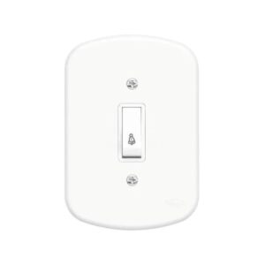 Conjunto 4x2 Interruptor Campainha Branco - 0601 Fame Blanc