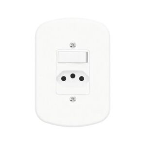 Conjunto 4x2 Interruptor Paralelo E Tomada 2p+t 10a Branco