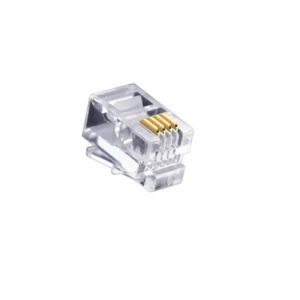 Conector RJ12 4x4 10 Peças