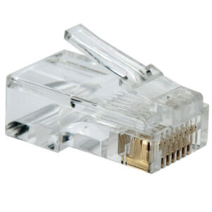Conector RJ45 Macho Cat5 Branco 10 Peças Furukawa Soho