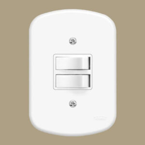 Conjunto 4x2 Interruptor Simples E Interruptor Paralelo Bran