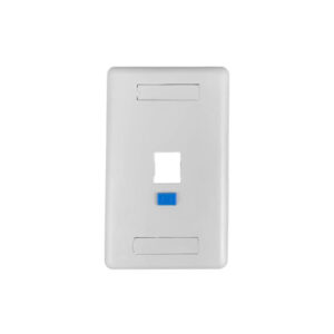 Espelho Plastico 4x2 Para 1 Femea RJ45 Branco Sollan
