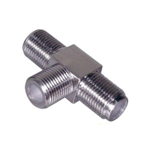 Emenda T Para Cabo Coaxial Sem Porca 10 Peças