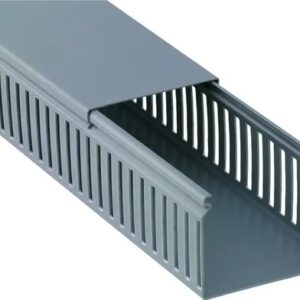 Canaleta Recorte Fechado Cinza 50x80mm 2 Metros - Dutoplast